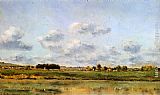 Charles-Francois Daubigny Banks Of The Loing painting